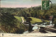 CPA Environs de Vichy Cusset La Vallee du Joland et Route des Malavaux 