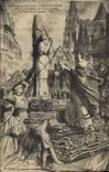 CPA Collection Jeanne d'Arc Vaucouleurs Vitrail de l'Eglise de Vaucouleurs le supplice de Jeanne d'A