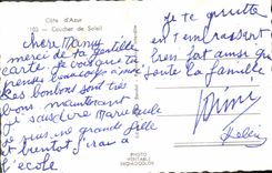 CPA Cote d'Azur Coucher de Soleil