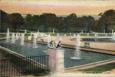 CPA Saint Cloud Le Parc Le Bassin des 24 jets 
