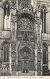 CPA Cathedrale de Rouen Portail de la Calende 