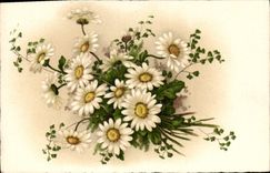 CPA Fantaisie Fleurs