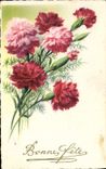 CPA Bonne fete Fleurs