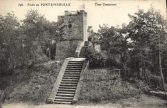 CPA Foret de Fontainebleau Tour Denecourt 
