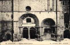CPA Avallon Eglise Saint Lazare 