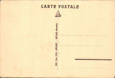 CPA Artillerie portee a travers les champs Militaria