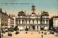 CPA Lyon L'Hotel de Ville Place des Terreaux 