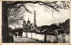 CPA Paris en flanant Quai de la Tournelle 