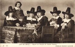 CPA Jan de Braij Regents de l'Hospice des Enfants Pauvres 