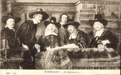 CPA Rembrandt De Staalmeesters 