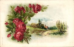 CPA Fanfaisie Fleurs