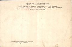 CPA Ecole Frorentine La Vierge et l'Enfant entoures d'Anges 