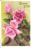 CPA Bonne Fete Fleurs