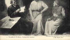 CPA Nouvelles du Fils Marin Tableau de G Cederlund 