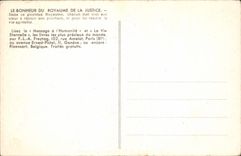 CPA Le bonheur du Royaume de la Justice