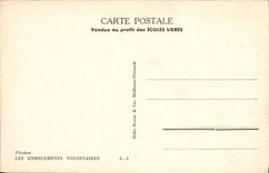 CPA Vinchon Les Enrolements Volontaires 