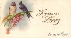 CPA Joyeuses Paques 