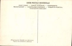 CPA Horace Vernet Siege de la Citadelle d'Anvers Detail Musee de Versailles 