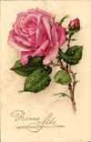 CPA Bonne Fete Fleurs