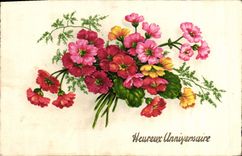 CPA Fantaisie Fleurs