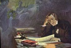 CPA Musique Balestrieri Schumann composant Les amours du poete