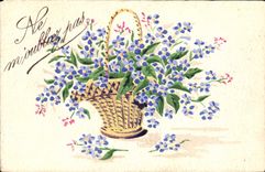 CPA Fantaisie Fleurs