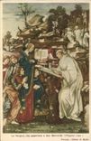 CPA La Vergine che apparische a San Bernardo Filippine Lippi Firenze Chieau di Badia 