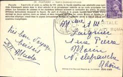 CPA Poitiers Notre Dame la Grande Facade 