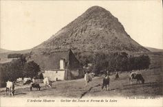 CPA l'Ardeche Iluustree Gerbier des Jones et Ferme de la Loire Vache
