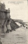 CPA Cote d'Emeraude Emerald Coast Saint Malo Escalier des Bes Staircase of Bes 