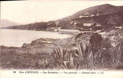CPA Environs d'Hyeres San Salvadour Vue generale 