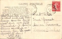 CPA Hyeres le Vieux Chateau 