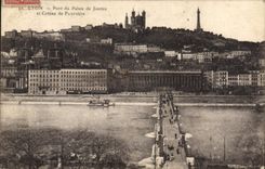 CPA Lyon Pont du Palais de Justice et Coteau de Fourviere 