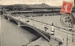 CPA Lyon Pont du Midi et quai Gailleton 