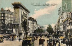 CPA Paris Le Boulevard Saint Denis 