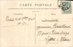 CPA Reims La Cathedrale Facade 