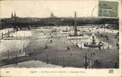 CPA Paris La Place de la Concorde 