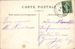 CPA Grenoble Vue Generale et les Alpes 