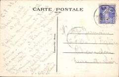 CPA Granville Promenade du Roc Le Rond point 