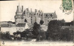 CPA Langeais Vue d'Ensemble du Chateau 