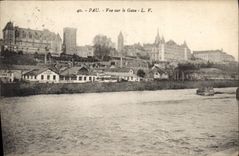 CPA Pau Vue sur le Gave 
