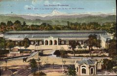 CPA Pau La Gare du Midi et le Pic du Midi d'Ossau 