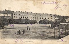 CPA Lisieux La Caserne Delannay 