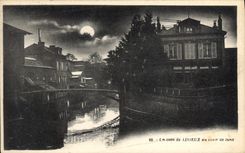 CPA Un coin de Lisieux au clair de lune 