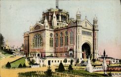 CPA Lisieux La Basilique Etat actuel des travaux 