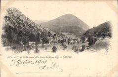 CPA Bussang Le Drumont et la Route de Wesserling 