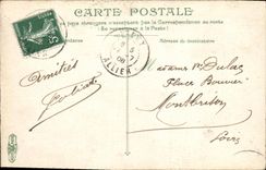 CPA Environs de Vichy Entree de la Grotte de l'Ardosiere 