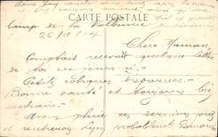 CPA Camp de la Valbonne Depart pour la soupe Militaria