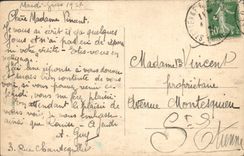 CPA Une partie de la Cathedrale de Reims 