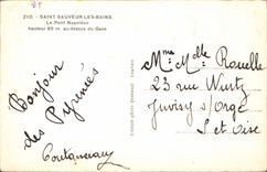 CPA Saint Sauveur les Bains Le Pont Napoleon 